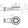 Душевой поддон из искусственного мрамора BELBAGNO TRAY-MR-UNO-AH-170/80-35-W-NO