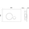 Комплект 4в1 унитаз, инсталляция, кнопка смыва, крышка-сиденье BELBAGNO BB017CHR/BB865SC/BB002-80/BB014-SR-BIANCO
