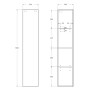 Шкаф подвесной BELBAGNO KRAFT-1600-1A-SC-BO