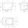 Унитаз подвесной BELBAGNO KRAFT BB7106CH-TOR/SC безободковый