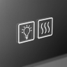 Зеркало BELBAGNO SPC-GRT-600-800-LED-3000K-TCH-WARM с встроенным светильником